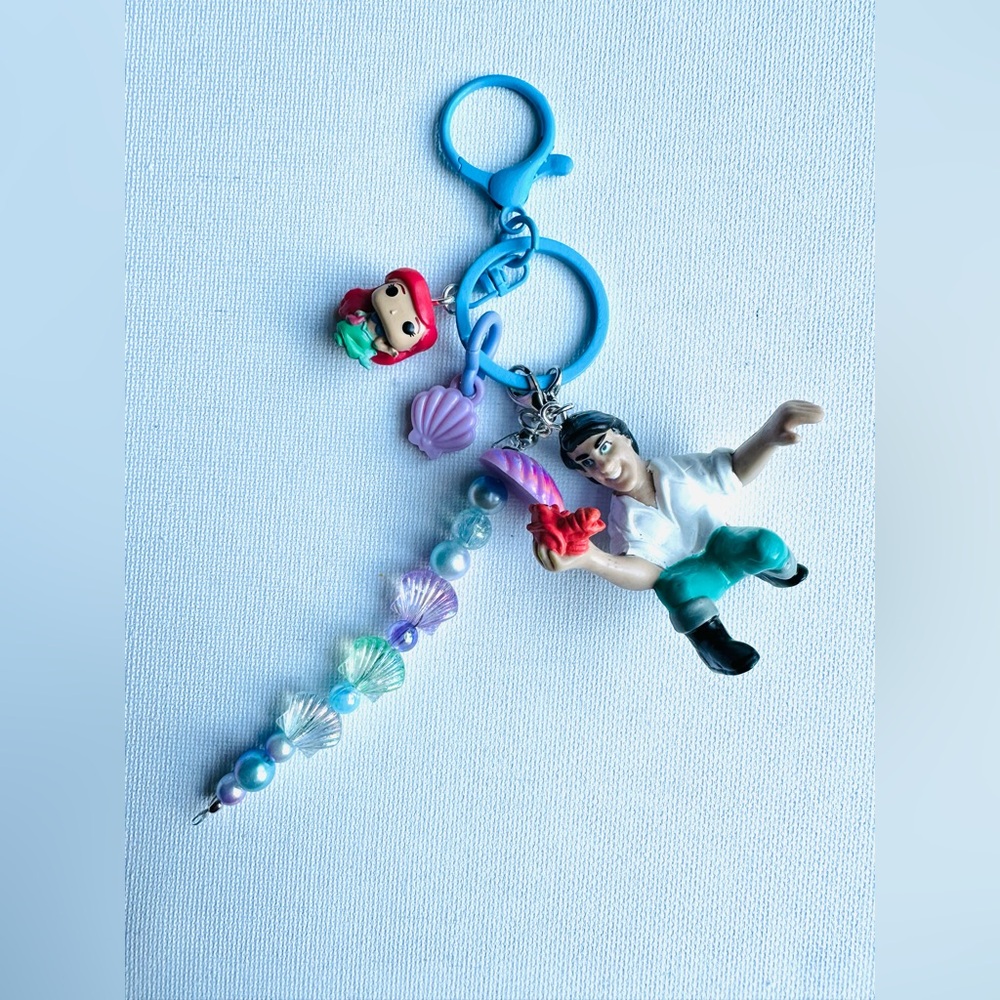 little mermaid bag charm